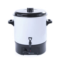 Boiler pentru bauturi fierbinti 27 lt, corp emailat, termostat 0-90 gr C, 1800W, Hendi, 460x480x349mm