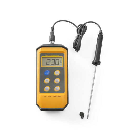 Termometru cu cap de masurare digital, demontabil, rezistent la apa, limite de masurare intre -50C pana la +300C