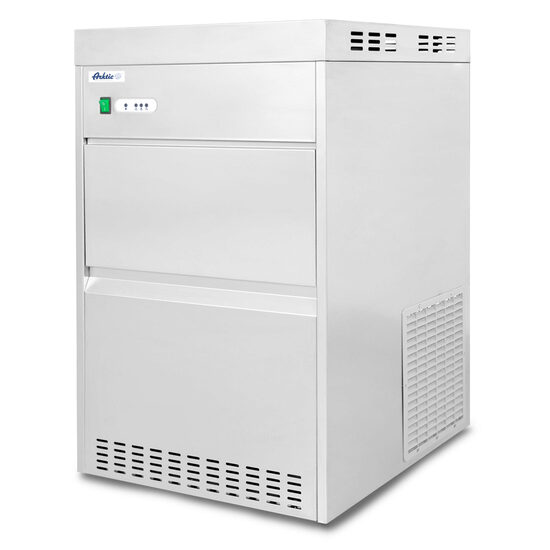 Masina profesionala pentru gheata, produce fulgi de gheata, 85 kg/zi, stocare 7 kg, 430 W, ARKTIC by Hendi, 548x612x(H)867 mm