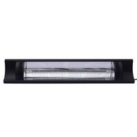 Incalzitor terasa Patio cu infrarosu, negru, 220-240V/2500W, 879x85x(H)195 mm
