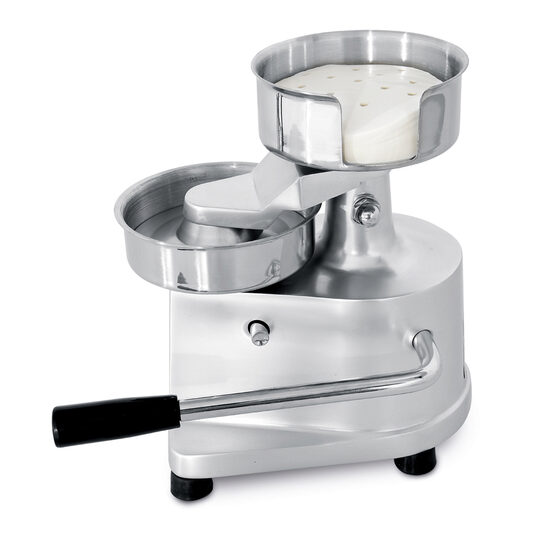 Presa Hendi pentru hamburger, Aluminiu, diametru 130 mm