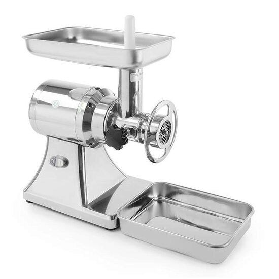 Masina tocat carne Profi Line 1/2, 1100W, inox AISI 304, 150 kg / h, 140 rpm, 460x240x(H)510mm, 400v, motor asincron ventilat, cu protectie impotriva supraincalzirii