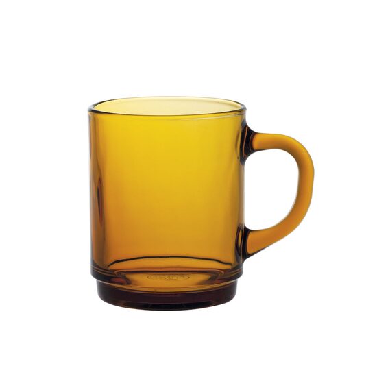 Чаша с дръжка Versailles Amber стъкло, Duralex, 260 ml, комплект от 6 бр., ø72x(H)89 mm