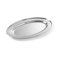 Tava servire ovala, 50x35 cm, din inox, Hendi
