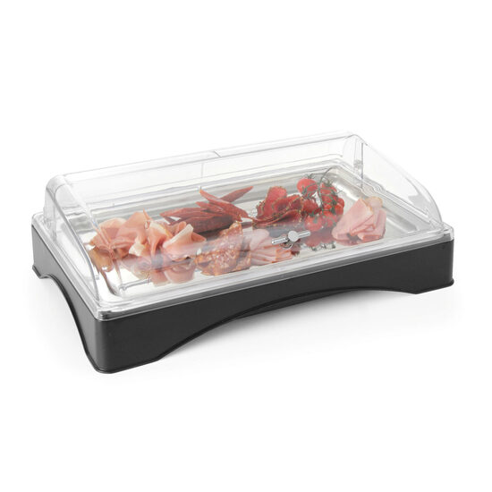 Tava racire cu roll-top transparent