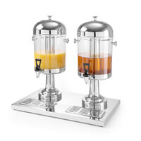 Dispenser suc 16 litri, suport inox, container din policarbonat, Hendi, robinet antipicurare, 580x350x560 mm