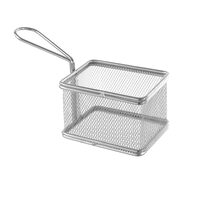 Cos Hendi tip friteuza, pentru servire snacks, otel inoxidabil - 100x80x(H)75 mm