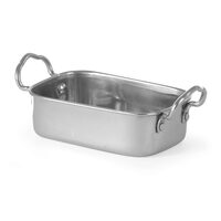 Tava Hendi pentru servire snacks, otel inoxidabil, 185x95x(H)45 mm