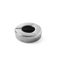 Set 3 x Scrumiere cu capac, inox, 90 mm, Hendi