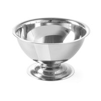 Чаша за сервиране на сладолед, с краче, неръждаема стомана, 90x(H)50 mm, Hendi