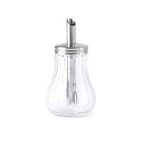 Dispenser Hendi pentru zahar, din sticla, capac din otel inoxidabil, 0.2 litri
