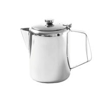 Ibric din inox pentru servire, Hendi, cu capac rabatabil, capacitate 0.6lt