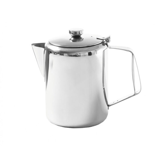 Ibric din inox pentru servire, Hendi, cu capac rabatabil, capacitate 0.6lt