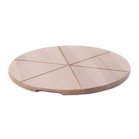 Platou / Planseta pizza, lemn de fag, 450 mm, compartimentata, Hendi
