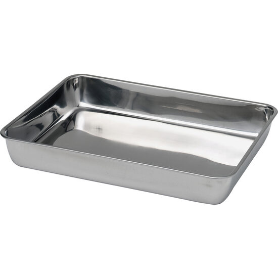 Tava pentru carne, otel inoxidabil, 260x200x(H)48 mm, Hendi