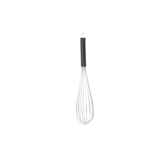 Tel bucatarie tip French, 8 fire rigide si groase din inox, cu maner nylon, 30 cm, Hendi
