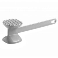 Ciocan fragezire carne, Hendi, lungime 22 cm, suprafata zimtata pentru porc si vita, suprafata plana pentru pui si peste, aluminiu