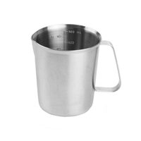 Cana gradata inox 0,5 lt, Hendi, constructie solida, dimensiuni 90x(H)110 mm.