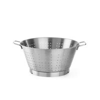 Colander inox cu 2 manere, Hendi, design solid, 400x(H)220 mm