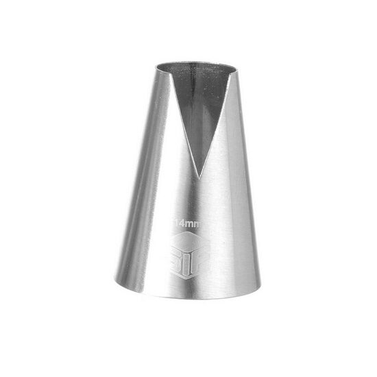 Varf decorare pentru cofetarie/patiserie, Hendi, in forma de V, Inox, 14mm