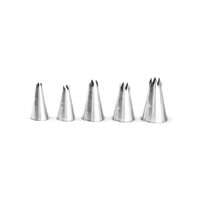 Varf decorare pentru cofetarie/patiserie, Hendi, in forma de stea, Inox, diametru 14 mm