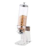 Multidispenser Hendi, capacitate 3,5 litri, otel inoxidabil, container din plastic transparent, capac ermetic