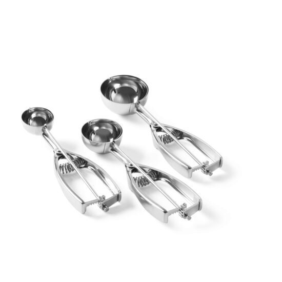Lingurita dozatoare Hendi pentru inghetata 1/24 Kitchen Line 53 mm, otel inoxidabil