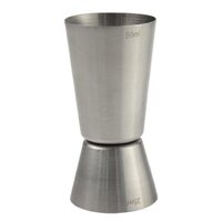 Masura servire bauturi spritoase cu 2 parti de 25 si 50 ml, inox, 40x(H)85 mm, Hendi