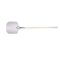 Lopata pizza, aluminiu, maner lemn, 305x355x(L)965 mm, Hendi