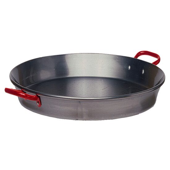 Традиционен тиган с 2 дръжки, диаметър 42 х височина 4 см, Hendi, изработен от висококачествена стомана, идеален за паеля