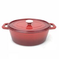 Oala din fonta emailata Hendi, 3.4 litri, 320x240x(H)105 mm