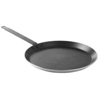 Tigaie clatite profesionala, 32 cm diametru x 2 cm inaltime, baza 28 cm, aluminiu cu 3 straturi anti-lipire tip marmura, Hendi, potrivita si pentru inductie