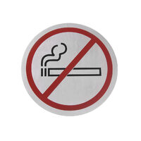 Знак за врата, HENDI, Пушенето забранено - голям, ⌀160мм
