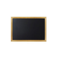 Tabla afisaj perete 60x80 cm, Hendi, neagra, rama lemn