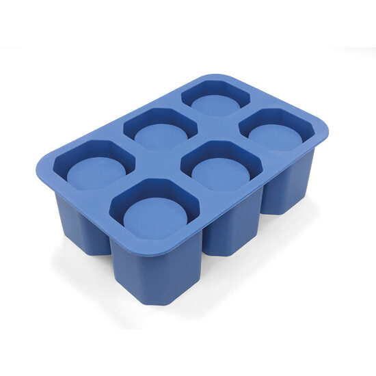 Forma din silicon durabil pentru cuburi de gheata tip pahar pentru shot, Hendi, 12.5x19x(H)6 cm, potrivita si pentru uz profesional