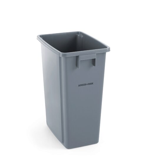 Правоъгълен контейнер Slim 60 L, AmerBox, 60L, Светлосив, 455x315x(H)580mm