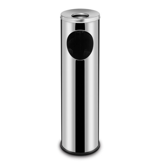 Cos de gunoi cu scrumiera 15 L, dimensiuni ø200x(H)700mm