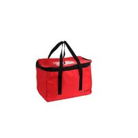 Geanta termoizolanta cu fermoar pentru 6 cutii de mancare, Rosu Hendi 450x290x(H)300 mm