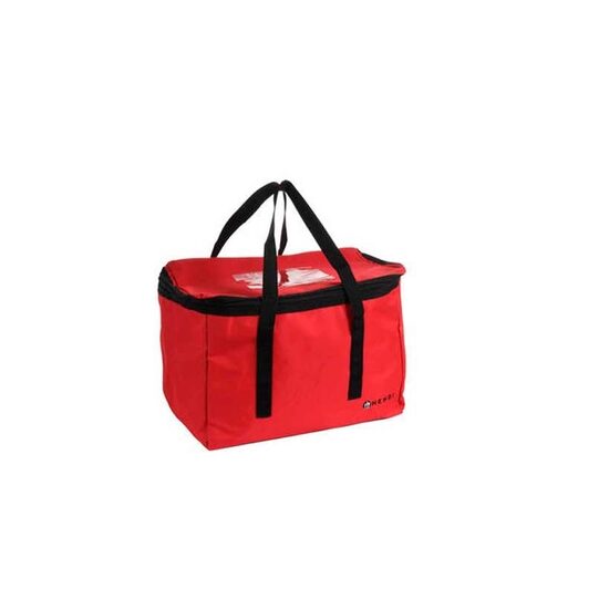 Geanta termoizolanta cu fermoar pentru 6 cutii de mancare, Rosu Hendi 450x290x(H)300 mm