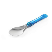 Lingura servire inghetata, 26 cm, inox, maner din tritan albastru, Hendi