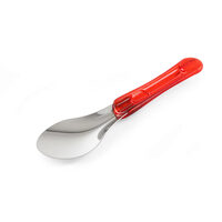 Lingura servire inghetata, 26 cm, inox, maner Tritan rosu, Hendi
