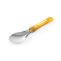 Lingura servire inghetata, inox, Hendi, maner Tritan galben, lungime 26 cm