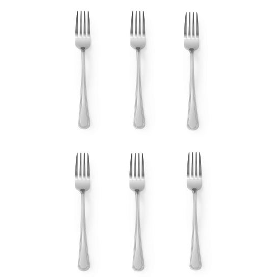 Комплект от 6 вилици от неръждаема стомана, (L) 197 mm, огледално покритие, Hendi Kitchen Line