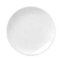 Farfurie eleganta Fine Dine, Bianco, Alb, portelan vitrificat, rezistenta la temeperaturi de pana la 180 C, diametru 300 mm