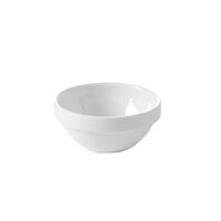 Set 6 buc boluri mici aperitive din portelan termorezistent pana la 600 grC, rotunde, diam 7.5 cm, H 3 cm, Hendi, set de 6 bucati