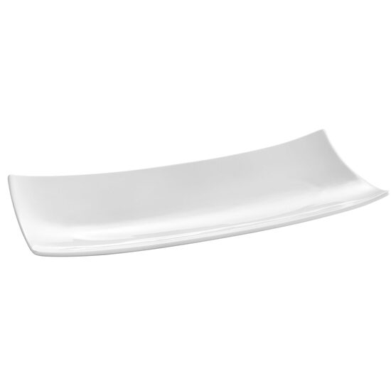 Farfurie portelan termo-rezistent, forma dreptunghiulara, Bark, Hendi, 218x105x(H)23 mm
