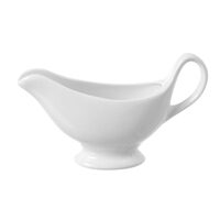 Sosiera din portelan alb, 180x55x130 mm, Hendi, se poate folosi la microunde