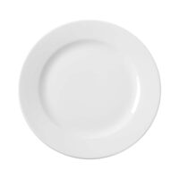 Farfurie intinsa 20 cm, portelan alb cu margini intarite, Hendi, gama DELTA
