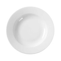 Farfurie adanca diametru 23 cm, portelan cu margini intarite, Hendi, gama DELTA