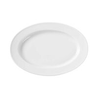 Platou Hendi oval 290x200 mm, portelan, gama DELTA